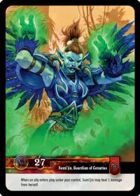 warcraft tcg twilight of the dragons sumi jin guardian of cenarius