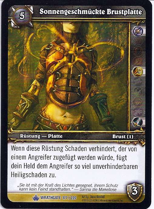 Sun-Emblazoned Chestplate (German)