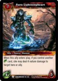 warcraft tcg worldbreaker sura lightningheart