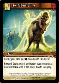 warcraft tcg archives swift discipline foil