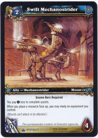 warcraft tcg wrathgate swift mechanostrider