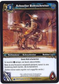 warcraft tcg wrathgate swift mechanostrider german