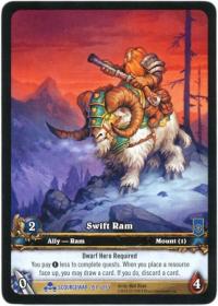 warcraft tcg extended art swift ram ea