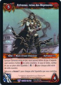 warcraft tcg crown of the heavens foreign sylvanas queen of the forsaken french