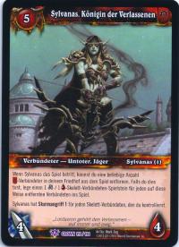 warcraft tcg crown of the heavens foreign sylvanas queen of the forsaken german