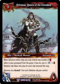 warcraft tcg crown of the heavens sylvanas queen of the forsaken