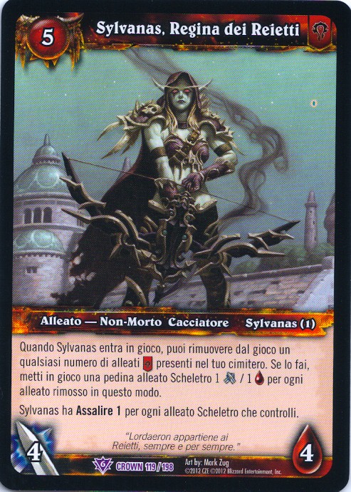 Sylvanas, Queen of the Forsaken (Italian)
