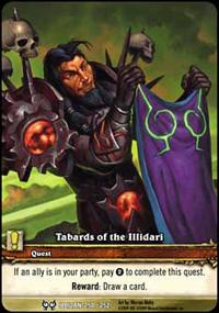 warcraft tcg extended art tabards of the illidari ea