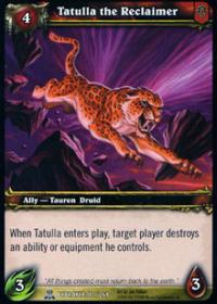 warcraft tcg archives tatulla the reclaimer foil