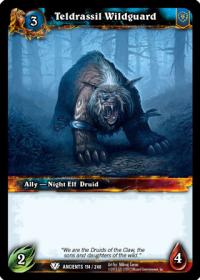 warcraft tcg war of the ancients teldrassil wildguard