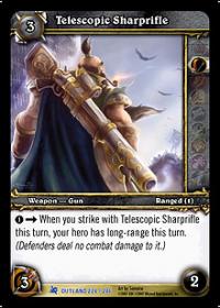 warcraft tcg fires of outland telescopic sharprifle