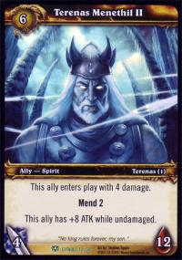 warcraft tcg icecrown citadel terenas menthil ii