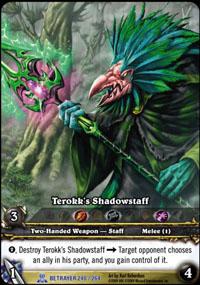 warcraft tcg extended art terokk s shadowstaff ea