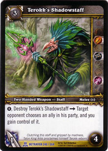 Terokk's Shadowstaff - FOIL