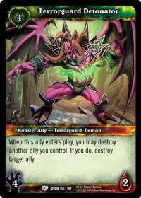 warcraft tcg reign of fire terrorguard detonator