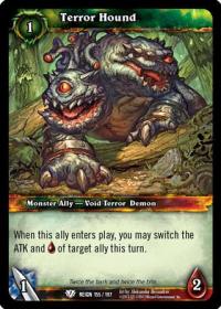 warcraft tcg reign of fire terror hound