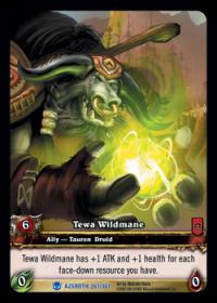 warcraft tcg extended art tewa wildmane ea