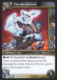 warcraft tcg blood of gladiators the decapitator