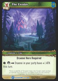 warcraft tcg blood of gladiators the exodar