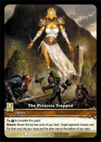 warcraft tcg extended art the princess trapped ea