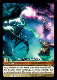 warcraft tcg extended art the dying balance ea