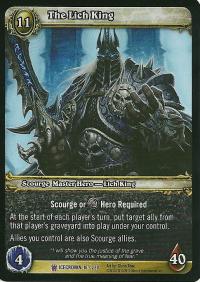 warcraft tcg archives the lich king foil
