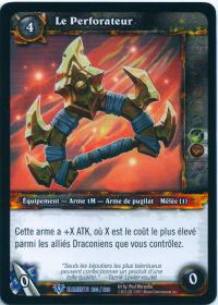 warcraft tcg war of the elements french the perforator french