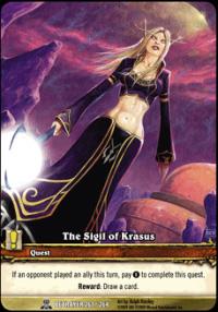 warcraft tcg extended art the sigil of krasus ea