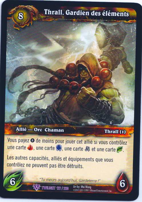 Thrall, Guardian of the Elements (French)