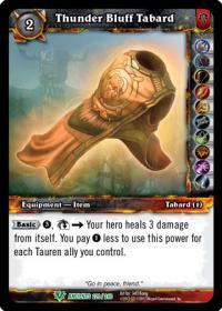 warcraft tcg war of the ancients thunder bluff tabard