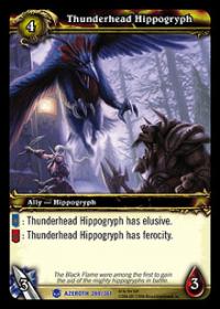 warcraft tcg heroes of azeroth thunderhead hippogryph