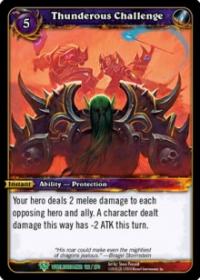 warcraft tcg worldbreaker thunderous challenge