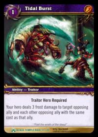 warcraft tcg black temple tidal burst