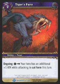 warcraft tcg blood of gladiators tiger s fury