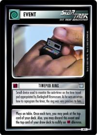 star trek 1e all good things timepod ring