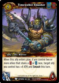 warcraft tcg betrayal of the guardian timewalker smasher