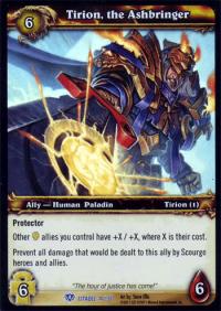 warcraft tcg icecrown citadel tirion the ashbringer