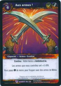 warcraft tcg war of the elements french to arms french