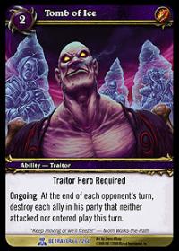 warcraft tcg servants of betrayer tomb of ice