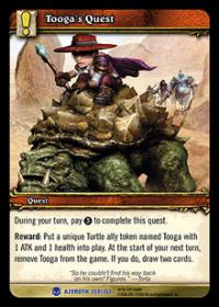 warcraft tcg heroes of azeroth tooga s quest