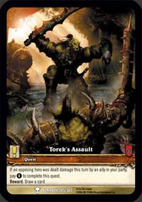 warcraft tcg extended art torek s assault ea