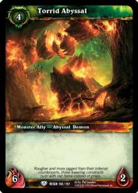 warcraft tcg reign of fire torrid abyssal