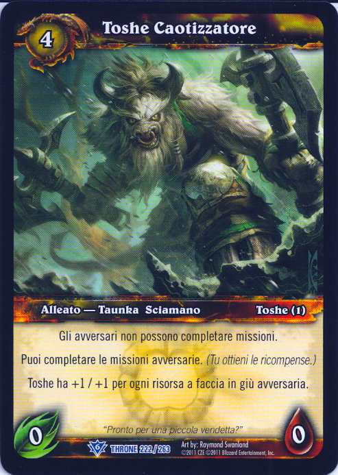 Toshe Chaosrender (Italian)