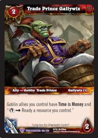 warcraft tcg worldbreaker trade prince gallywix