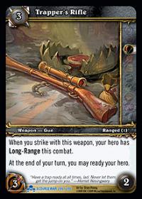 warcraft tcg scourgewar trapper s rifle