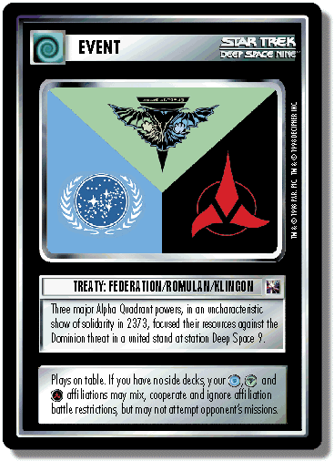 Treaty - Federation-Romulan-Klingon
