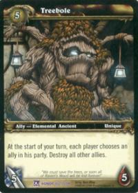 warcraft tcg fields of honor treebole