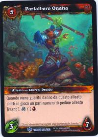 warcraft tcg throne of the tides italian treespeaker onaha italian