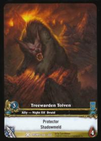 warcraft tcg extended art treewarden tolven ea