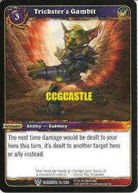 warcraft tcg war of the elements trickster s gambit